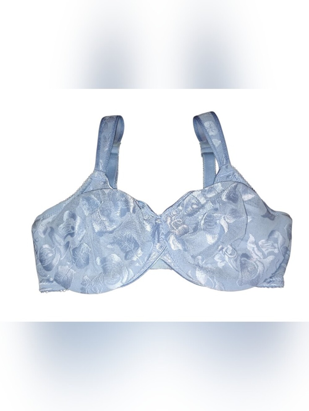 Wacoal Light Blue Floral Jacquard Underwire Bra Size 32D